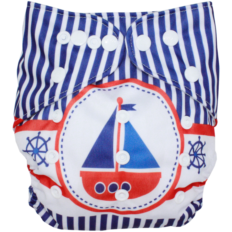 Schwimmwindel Muster - SEGELBOOT Stripes Schwimmwindel Muster - SEGELBOOT Stripes