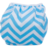 Schwimmwindel Muster - ZICKZACK blau
