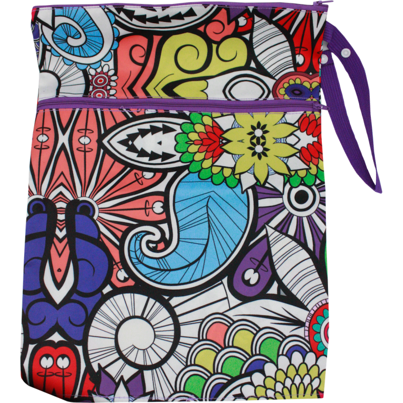 Wetbag groß (30x40cm) - BUNT Wetbag groß (30x40cm) - BUNT