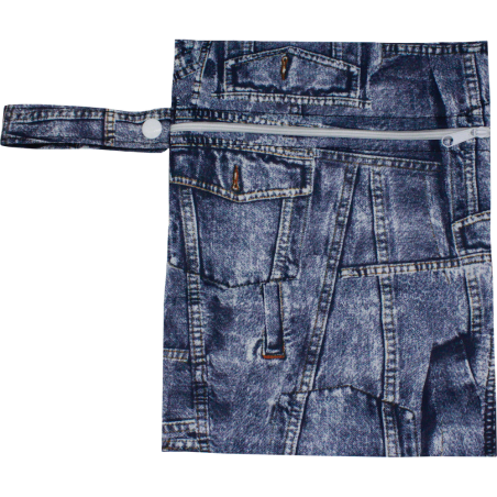 Wetbag mittel (19x24cm) - JEANS Wetbag mittel (19x24cm) - JEANS